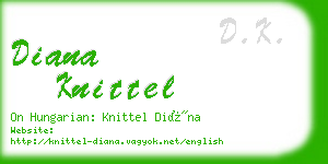 diana knittel business card